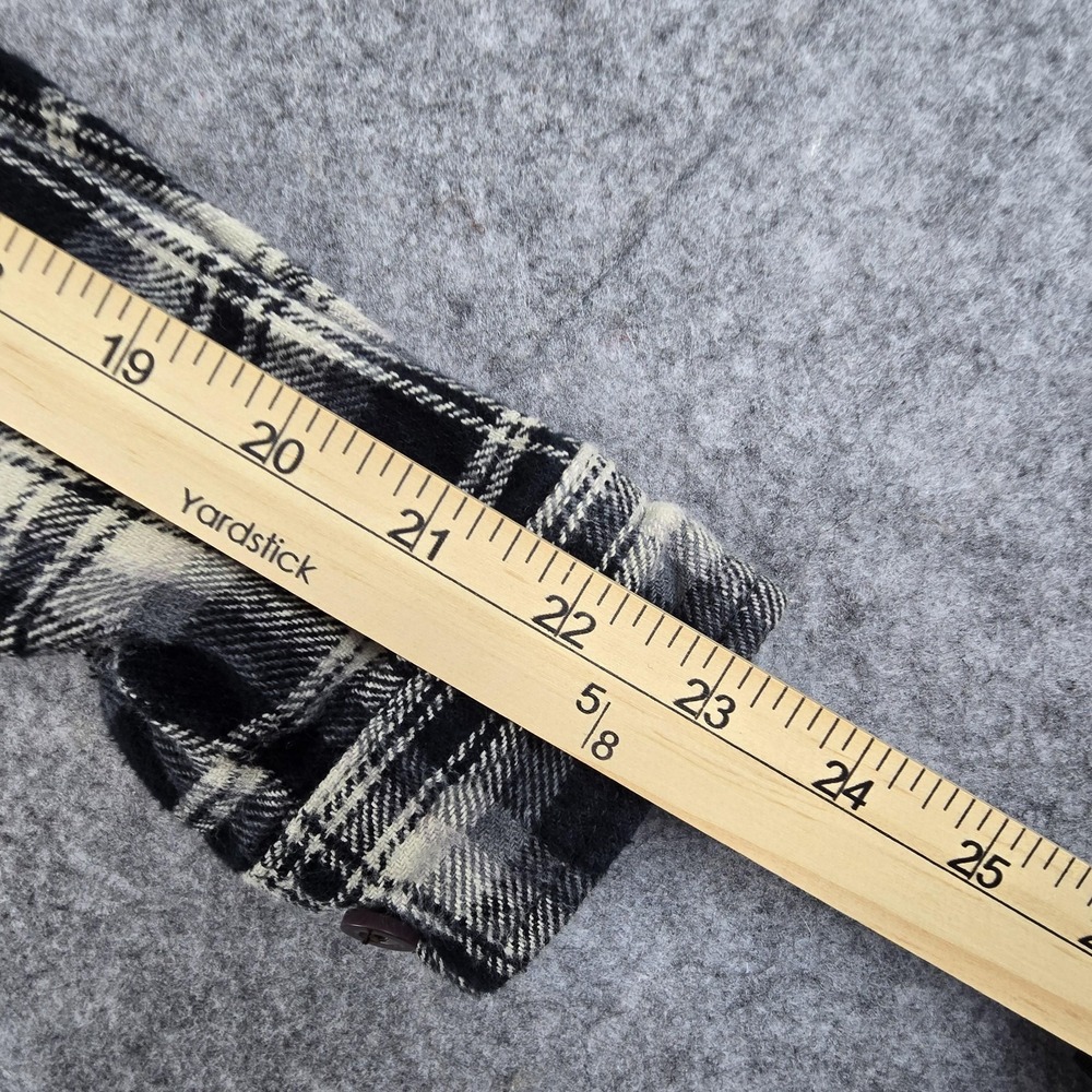 Moose Creek Shirt Mens LT Black Plaid Flannel Button Up Long Sleeve Tall Casual - Picture 10 of 11